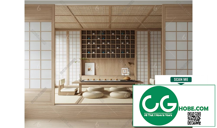 Tea Room 12 3D Model
